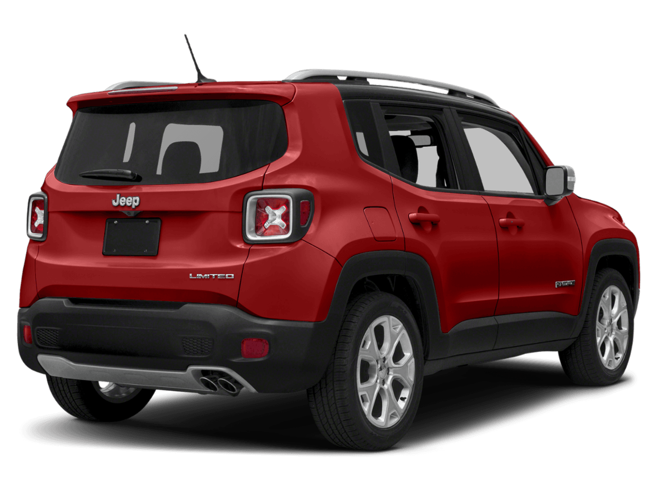 2018 Jeep Renegade Limited - Rear 3/4, facing to the right