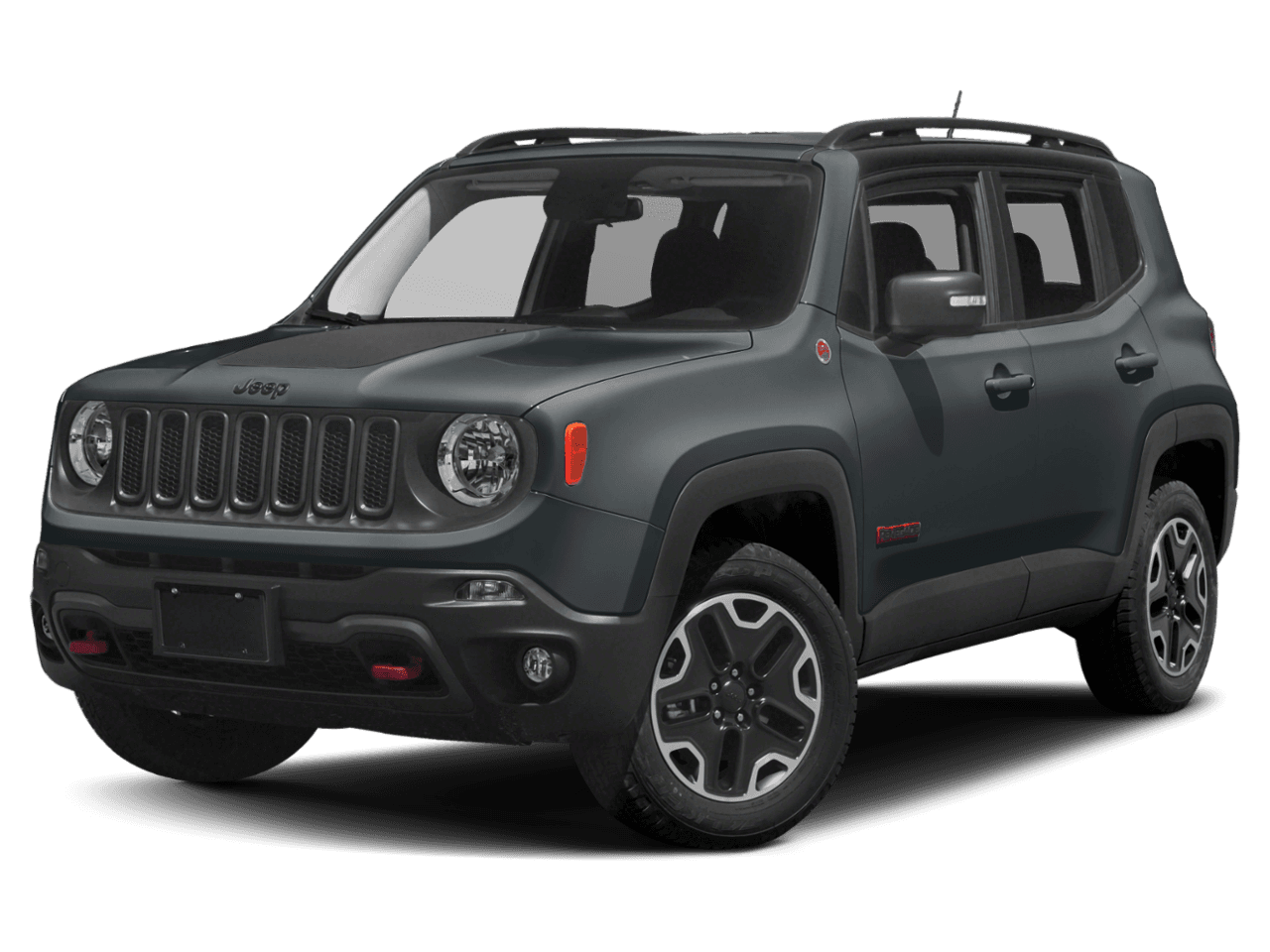 2018 Jeep Renegade Trailhawk - Front 3/4, facing to the left
