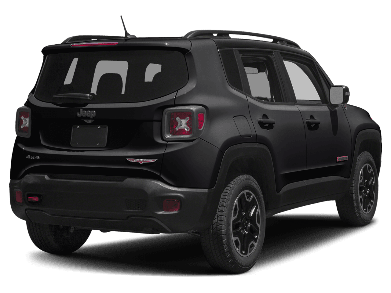 2018 Jeep Renegade Trailhawk - Rear 3/4, facing to the right