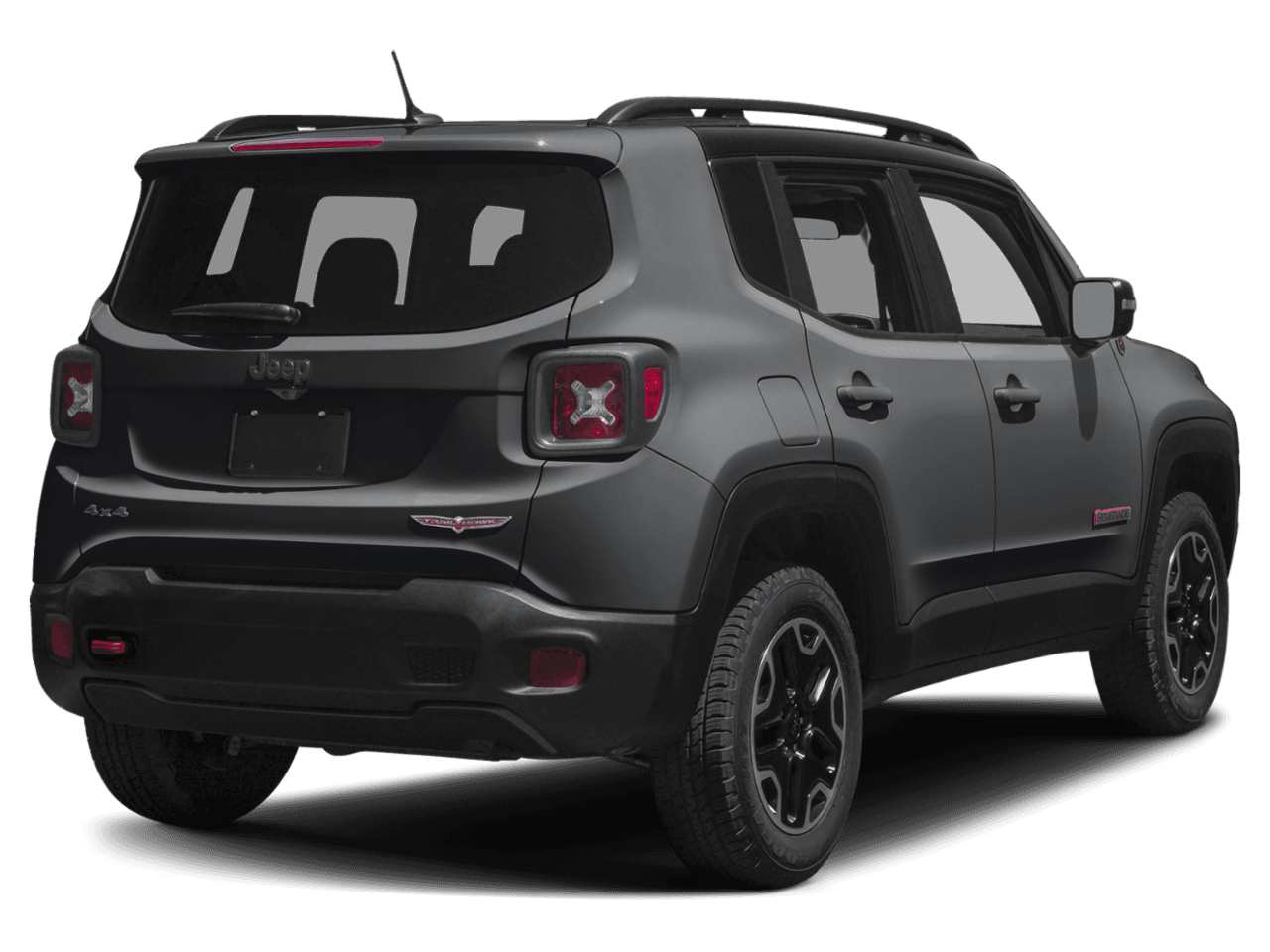 2018 Jeep Renegade Trailhawk - Rear 3/4, facing to the right