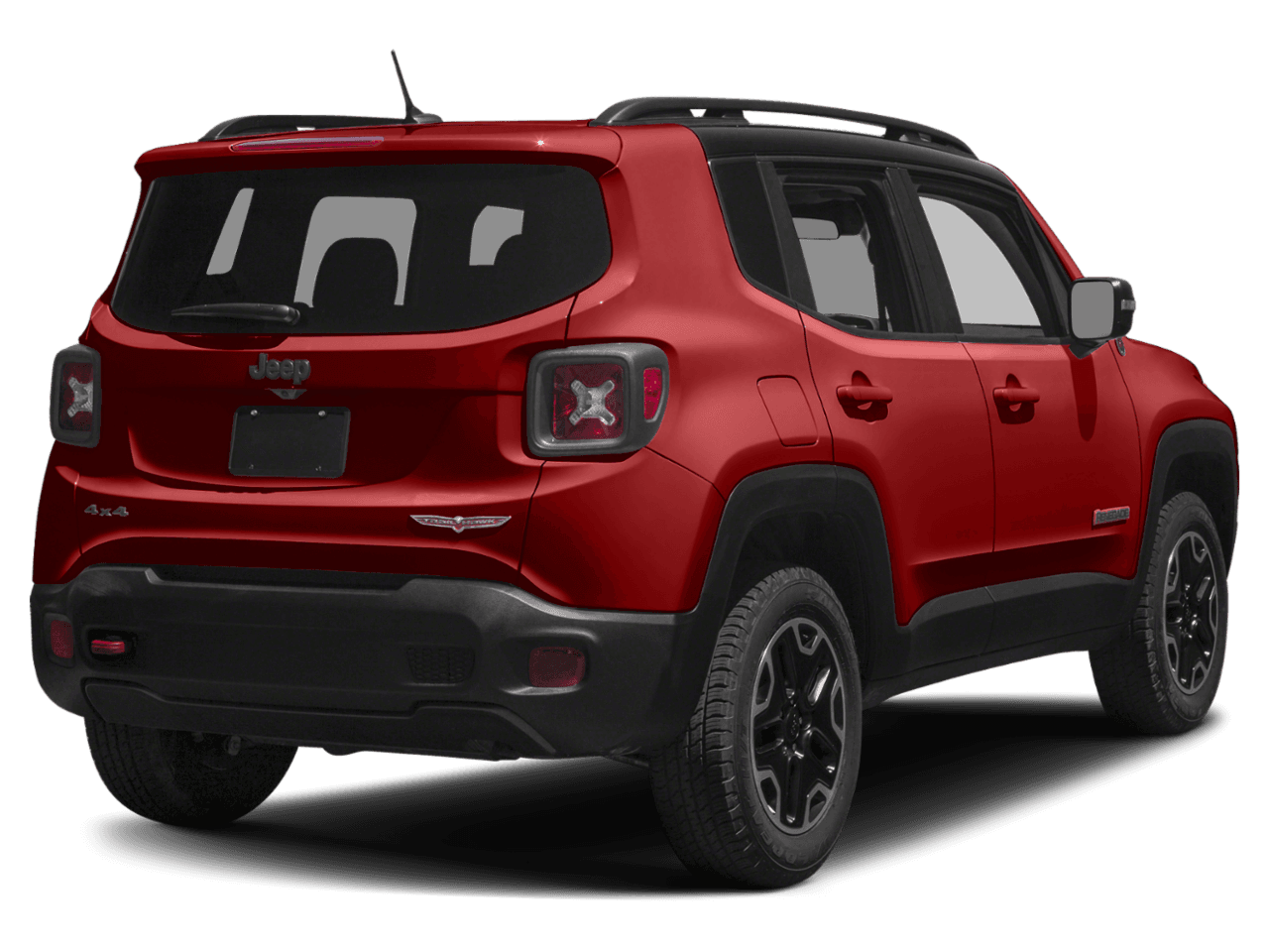 2018 Jeep Renegade Trailhawk - Rear 3/4, facing to the right