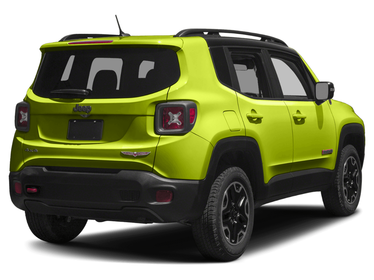 2018 Jeep Renegade Trailhawk - Rear 3/4, facing to the right