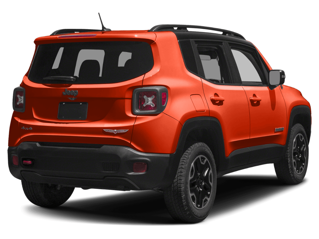 2018 Jeep Renegade Trailhawk - Rear 3/4, facing to the right