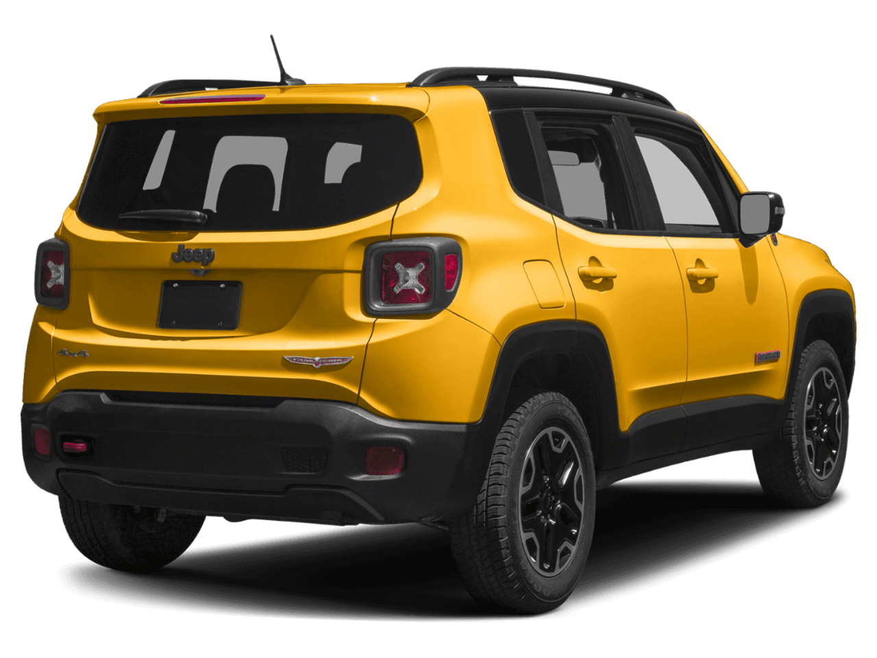 2018 Jeep Renegade Trailhawk - Rear 3/4, facing to the right