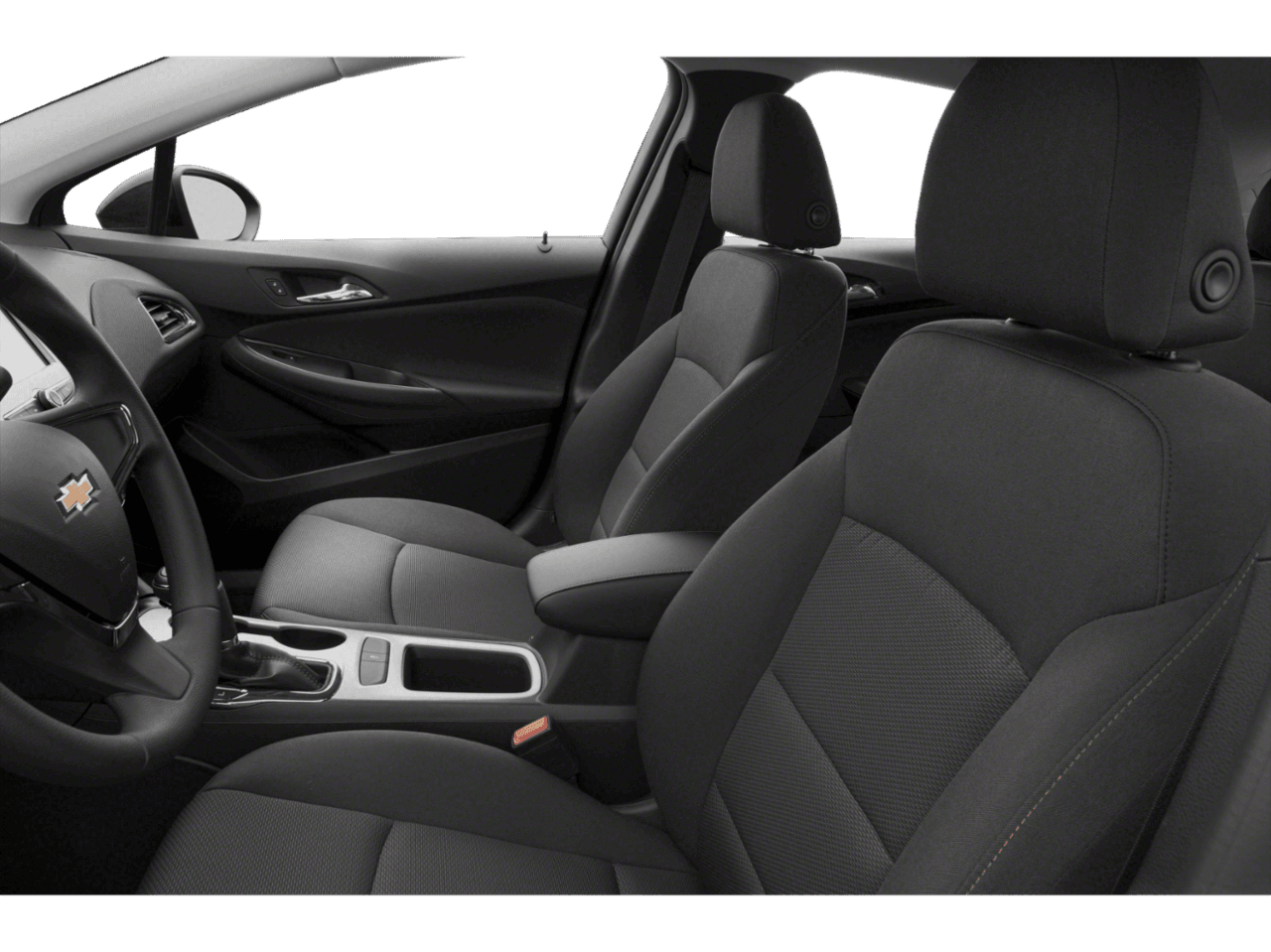 2018 Chevrolet Cruze LS - Interior Driver's Side with Door Open, Front Seat Feature