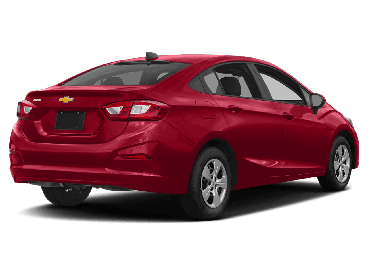 2018 Chevrolet Cruze LS - Rear 3/4, facing to the right