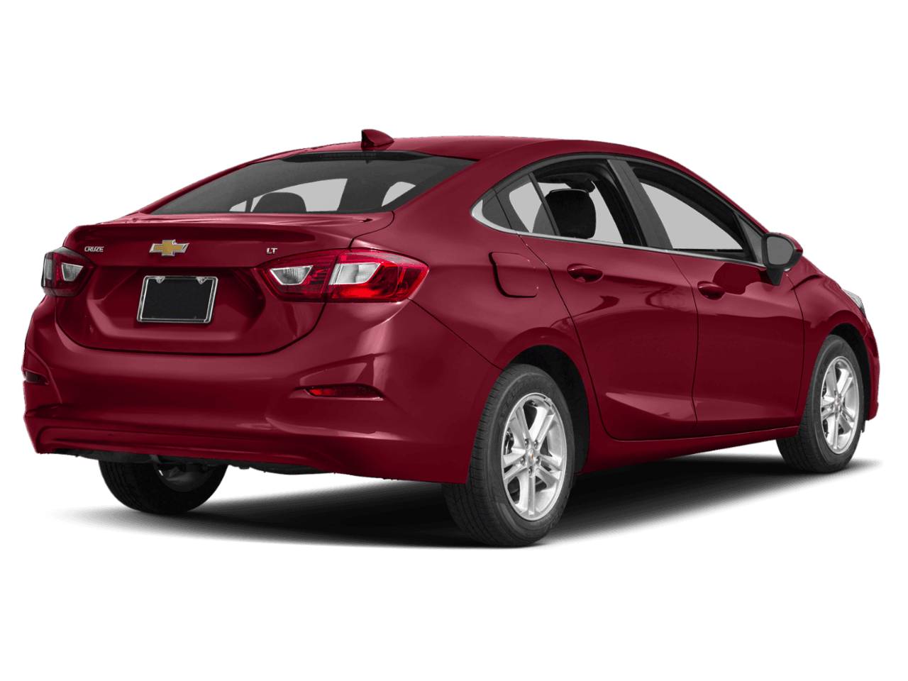 2018 Chevrolet Cruze LT - Rear 3/4, facing to the right