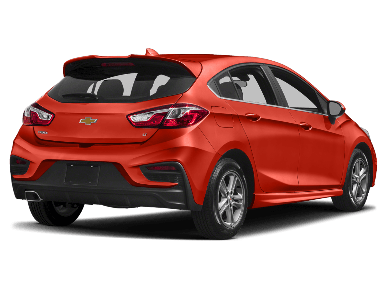 2018 Chevrolet Cruze LT - Rear 3/4, facing to the right