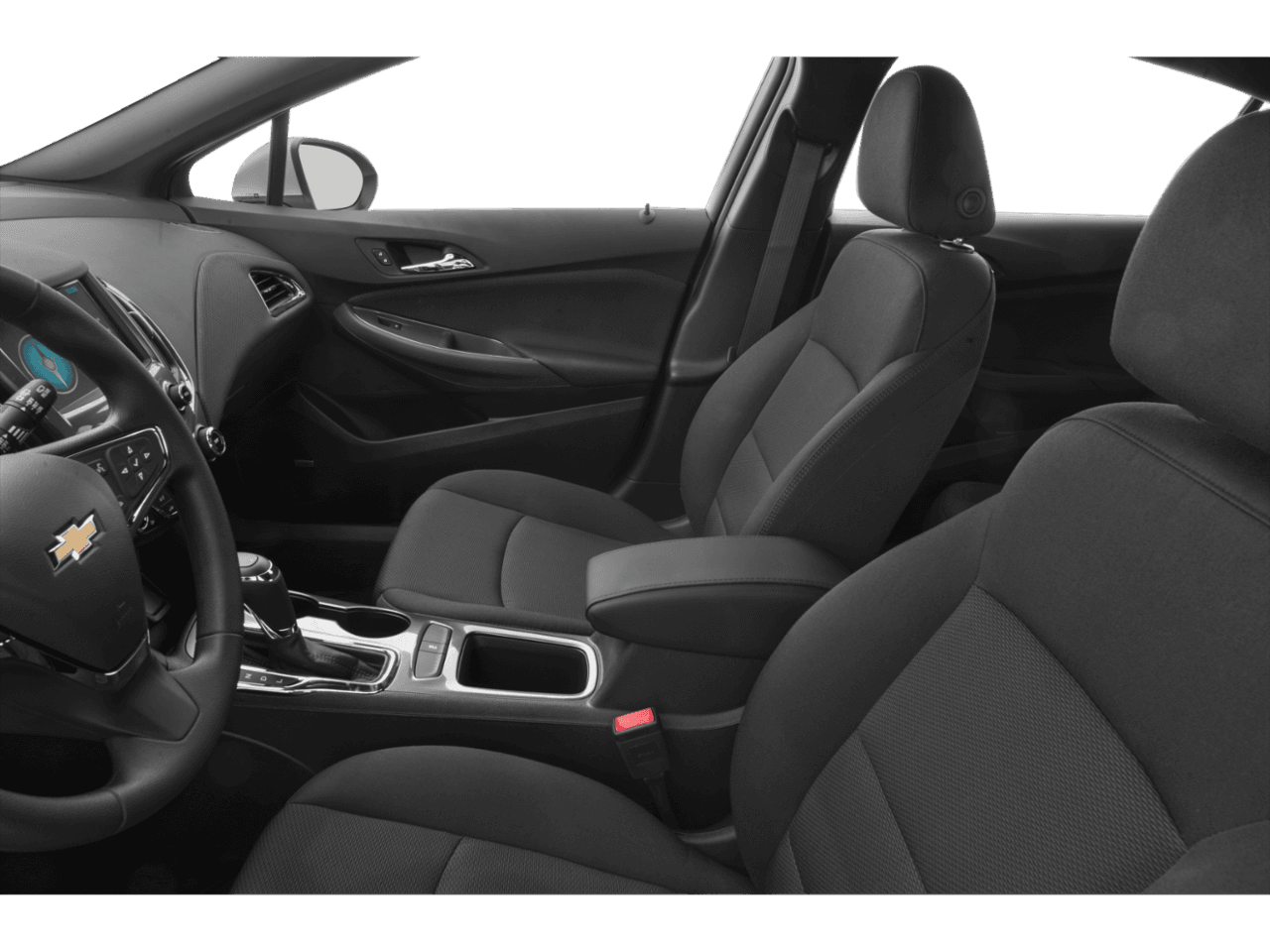 2018 Chevrolet Cruze LT - Interior Driver's Side with Door Open, Front Seat Feature