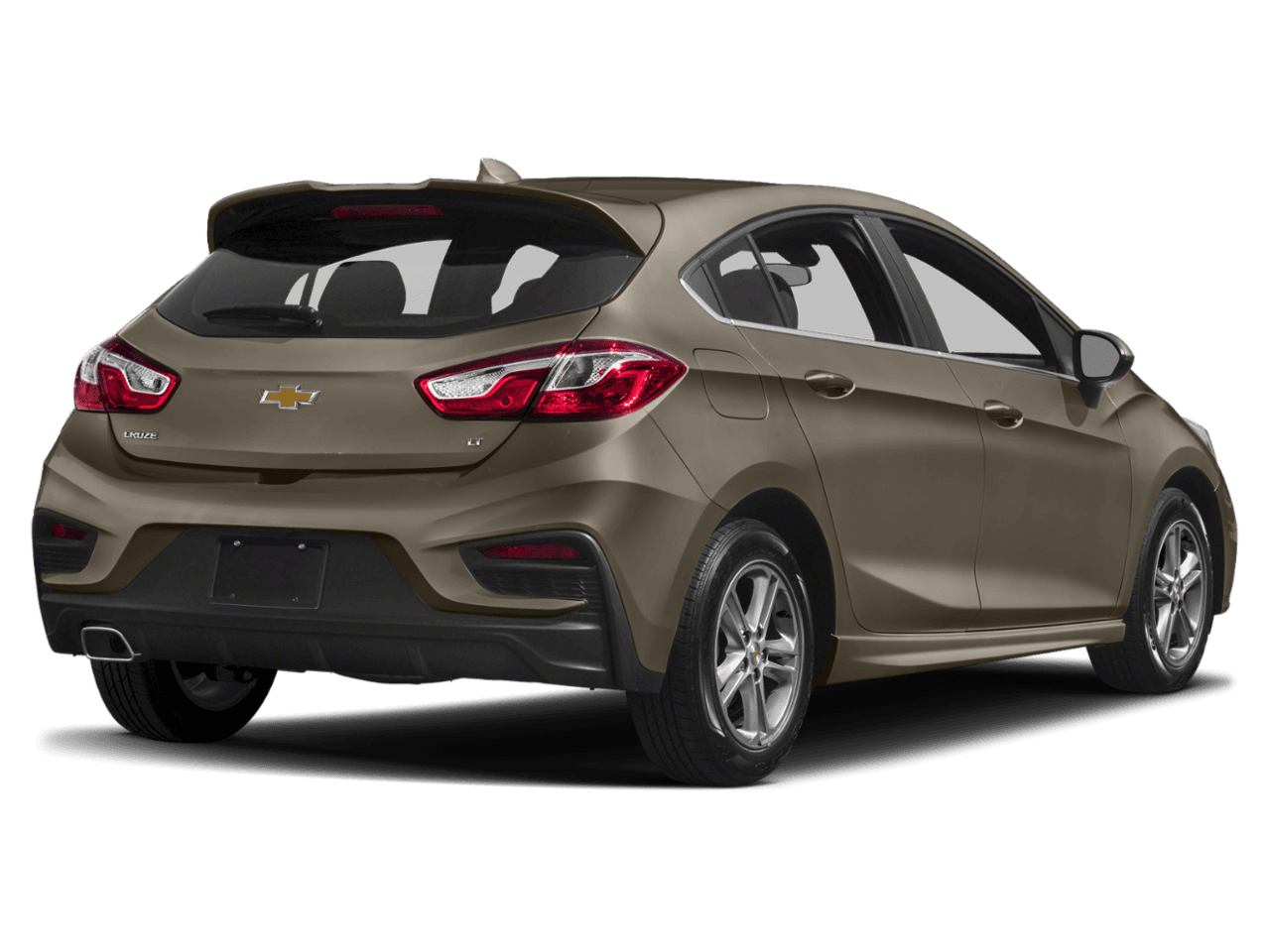 2018 Chevrolet Cruze LT - Rear 3/4, facing to the right