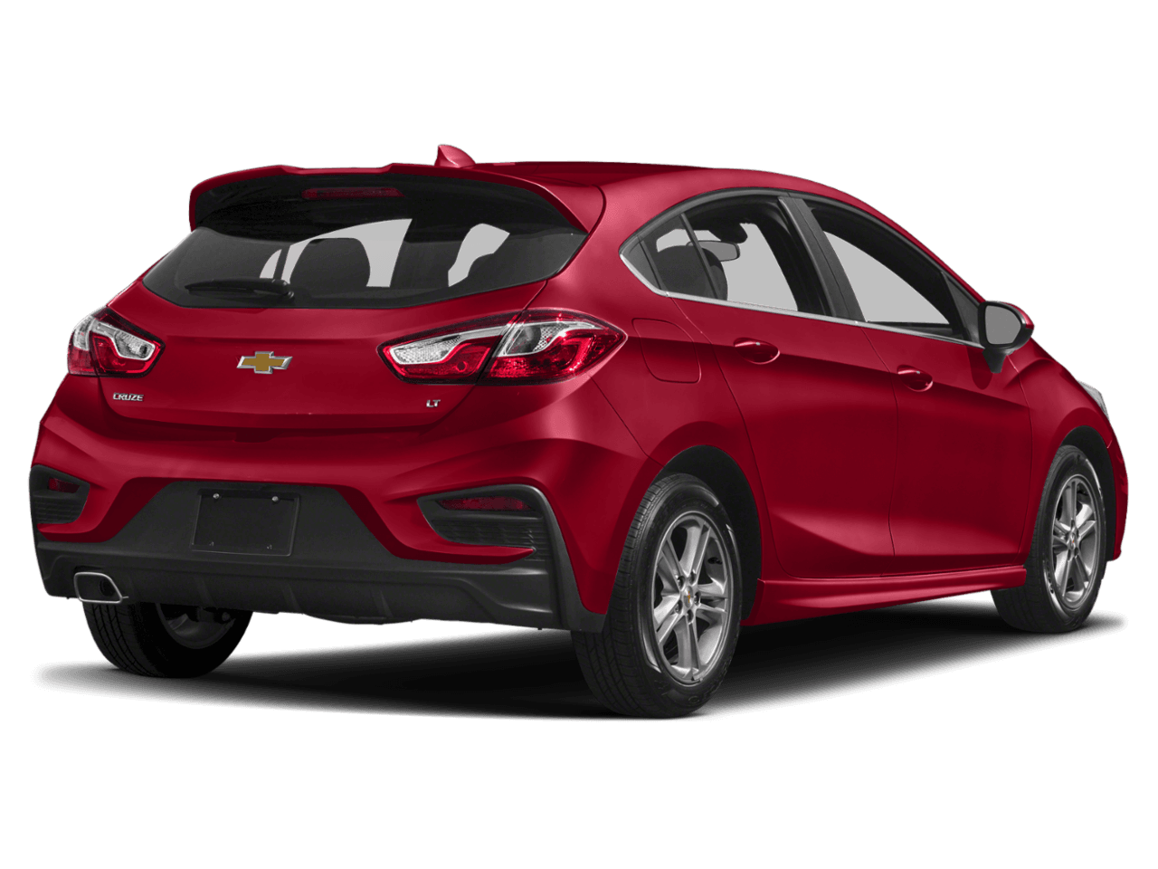 2018 Chevrolet Cruze LT - Rear 3/4, facing to the right