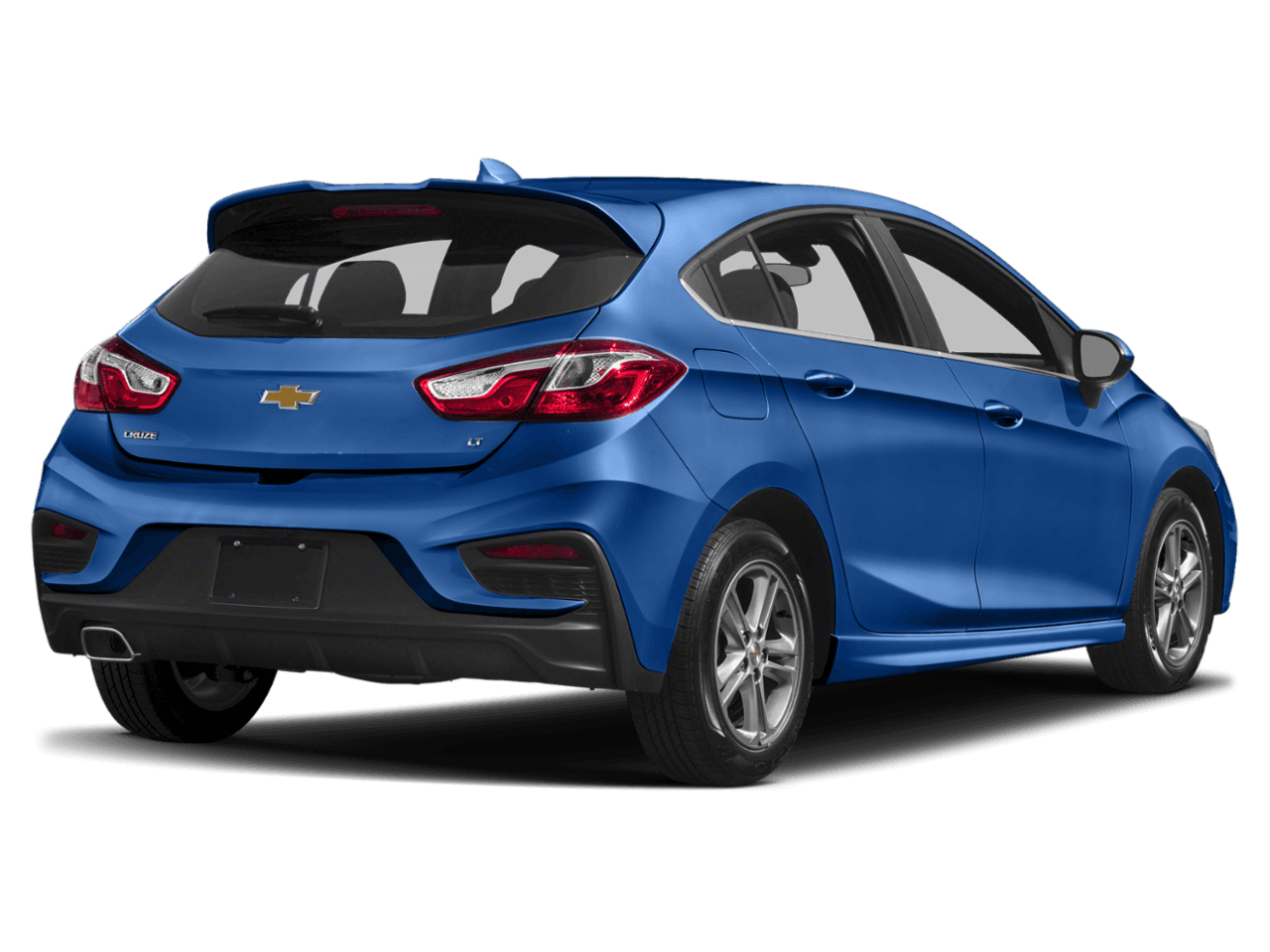 2018 Chevrolet Cruze LT - Rear 3/4, facing to the right