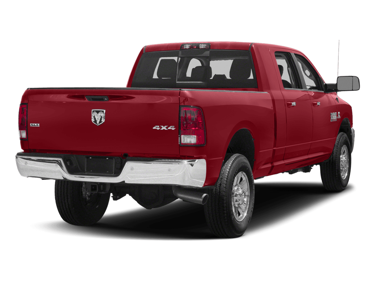 2018 Ram 3500 Big Horn - Rear 3/4, facing to the right