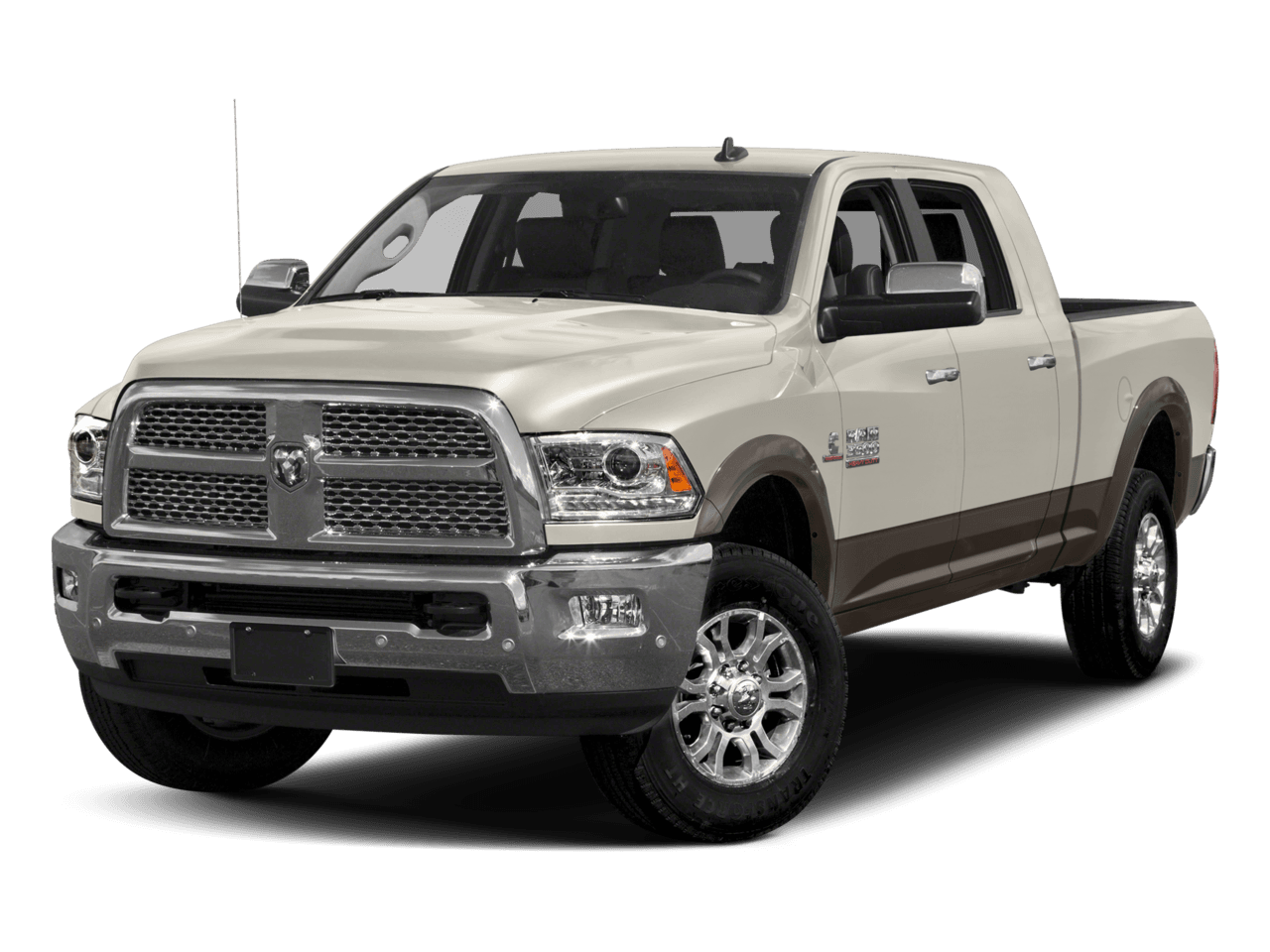 2018 Ram 3500 Laramie Longhorn - Front 3/4, facing to the left