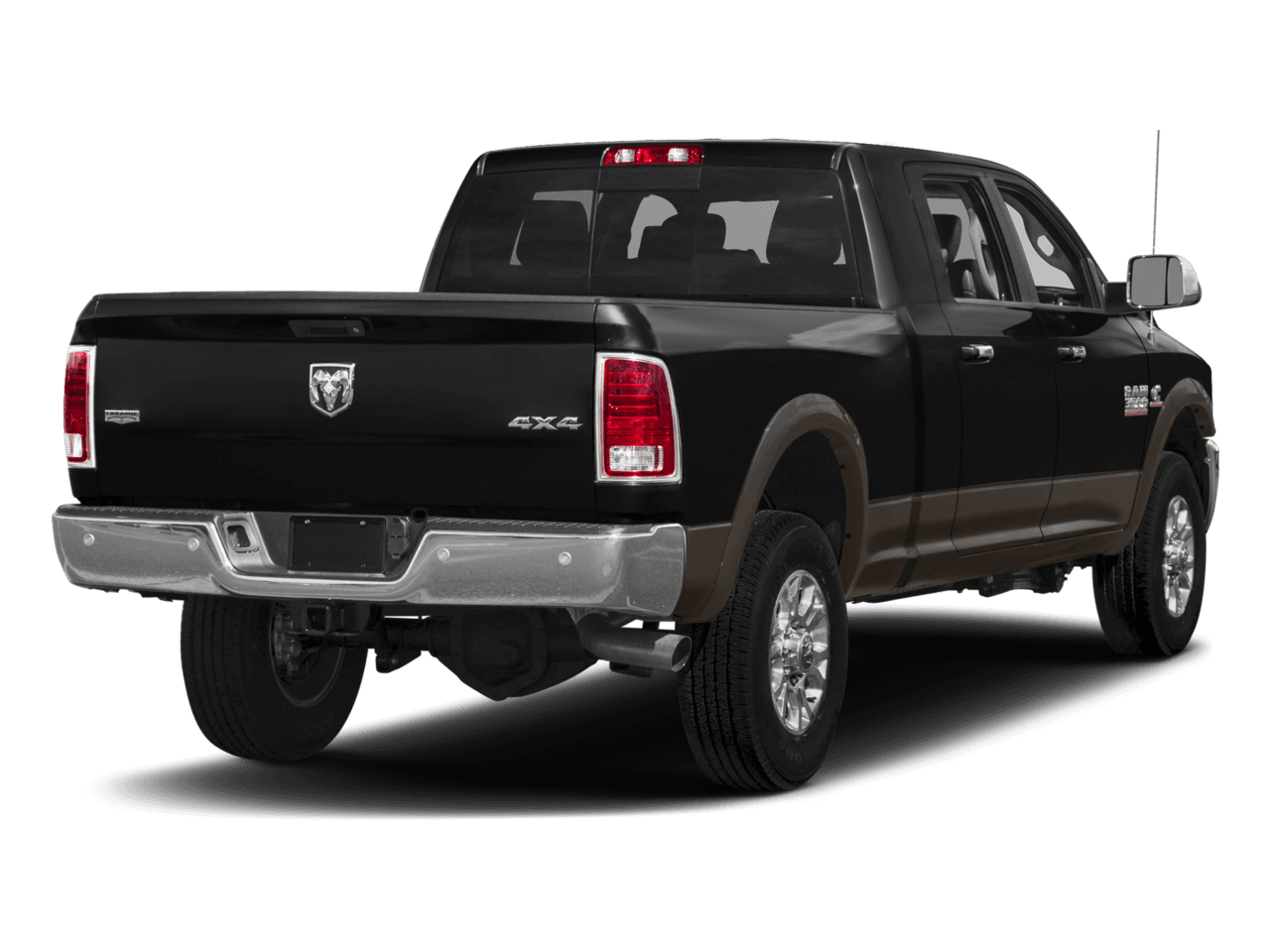 2018 Ram 3500 Laramie Longhorn - Rear 3/4, facing to the right