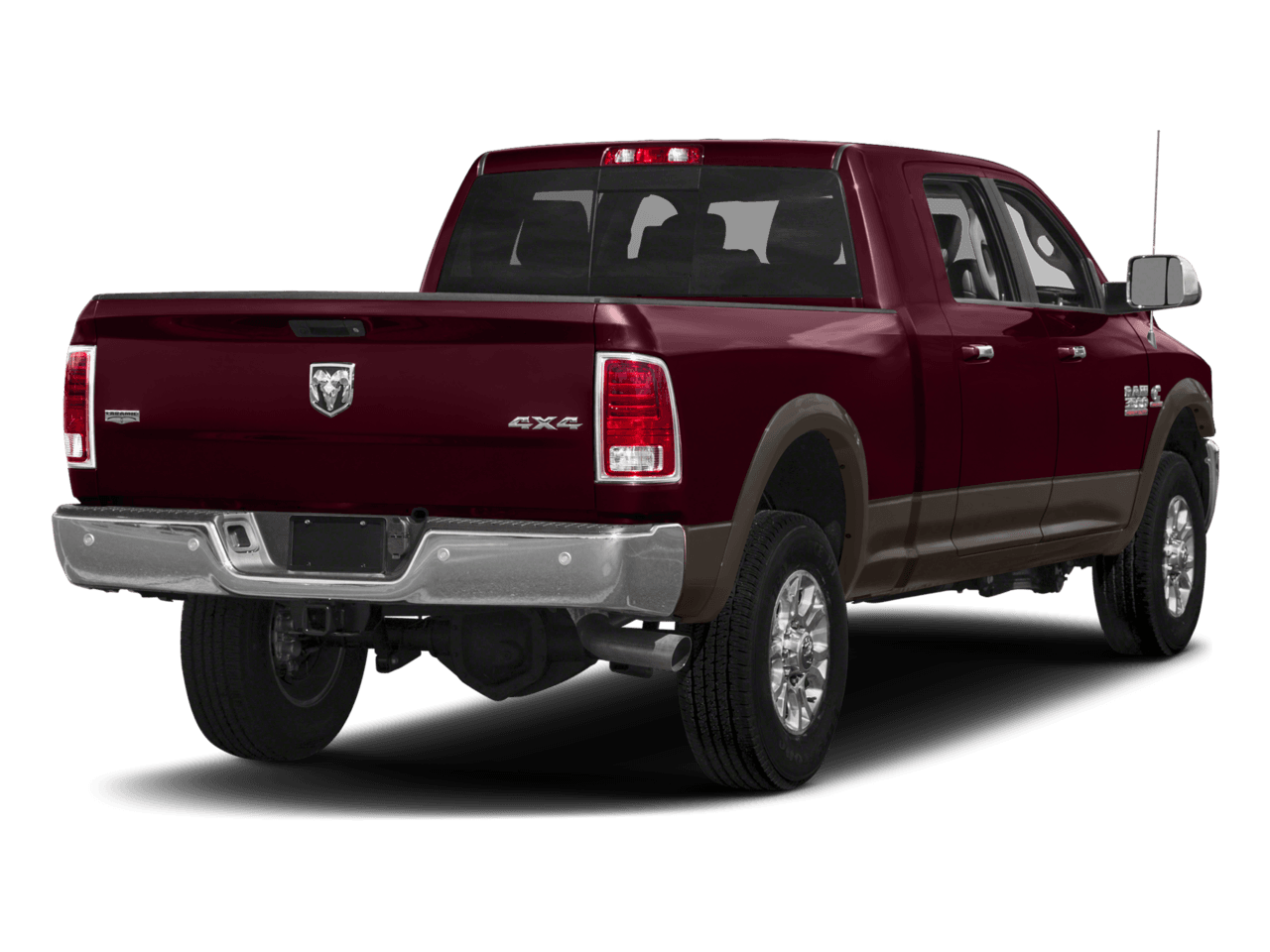 2018 Ram 3500 Laramie Longhorn - Rear 3/4, facing to the right