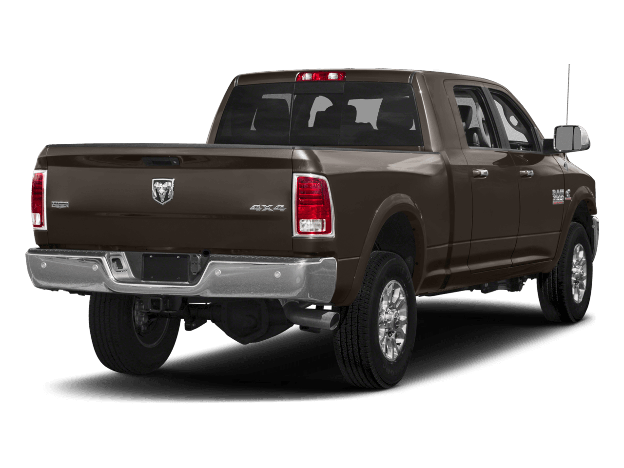 2018 Ram 3500 Laramie Longhorn - Rear 3/4, facing to the right