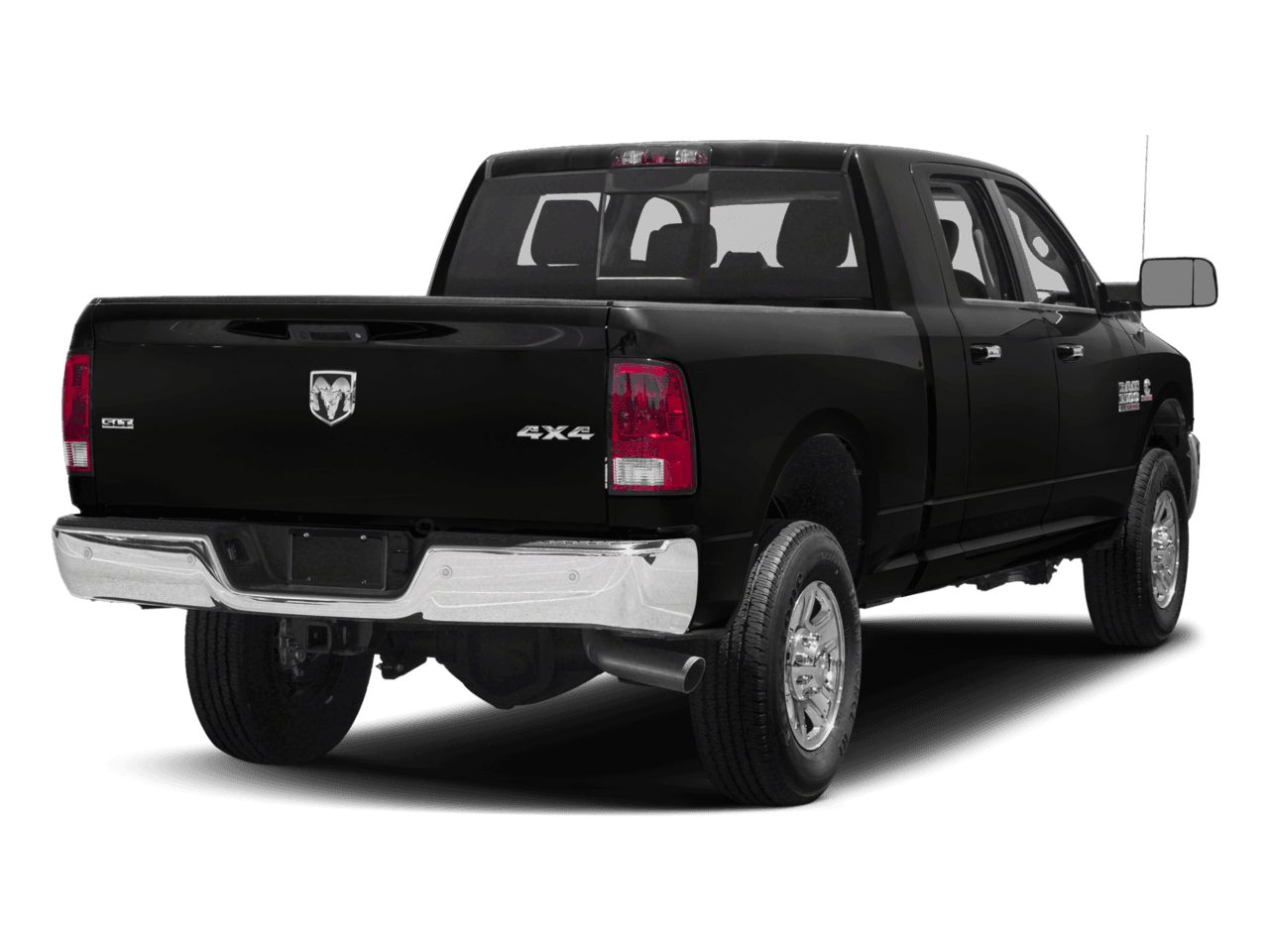 2018 Ram 3500 Big Horn - Rear 3/4, facing to the right