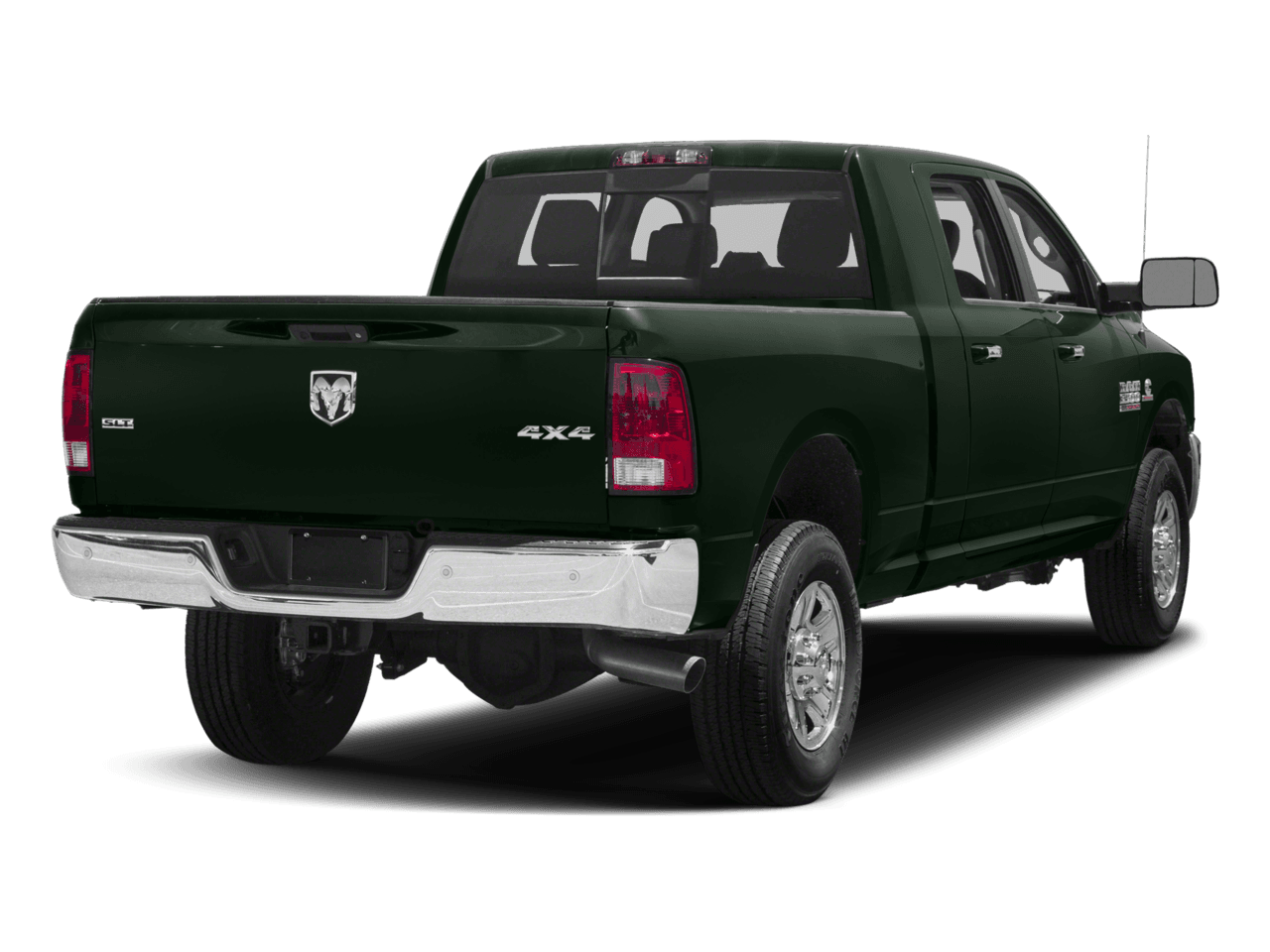 2018 Ram 3500 Big Horn - Rear 3/4, facing to the right