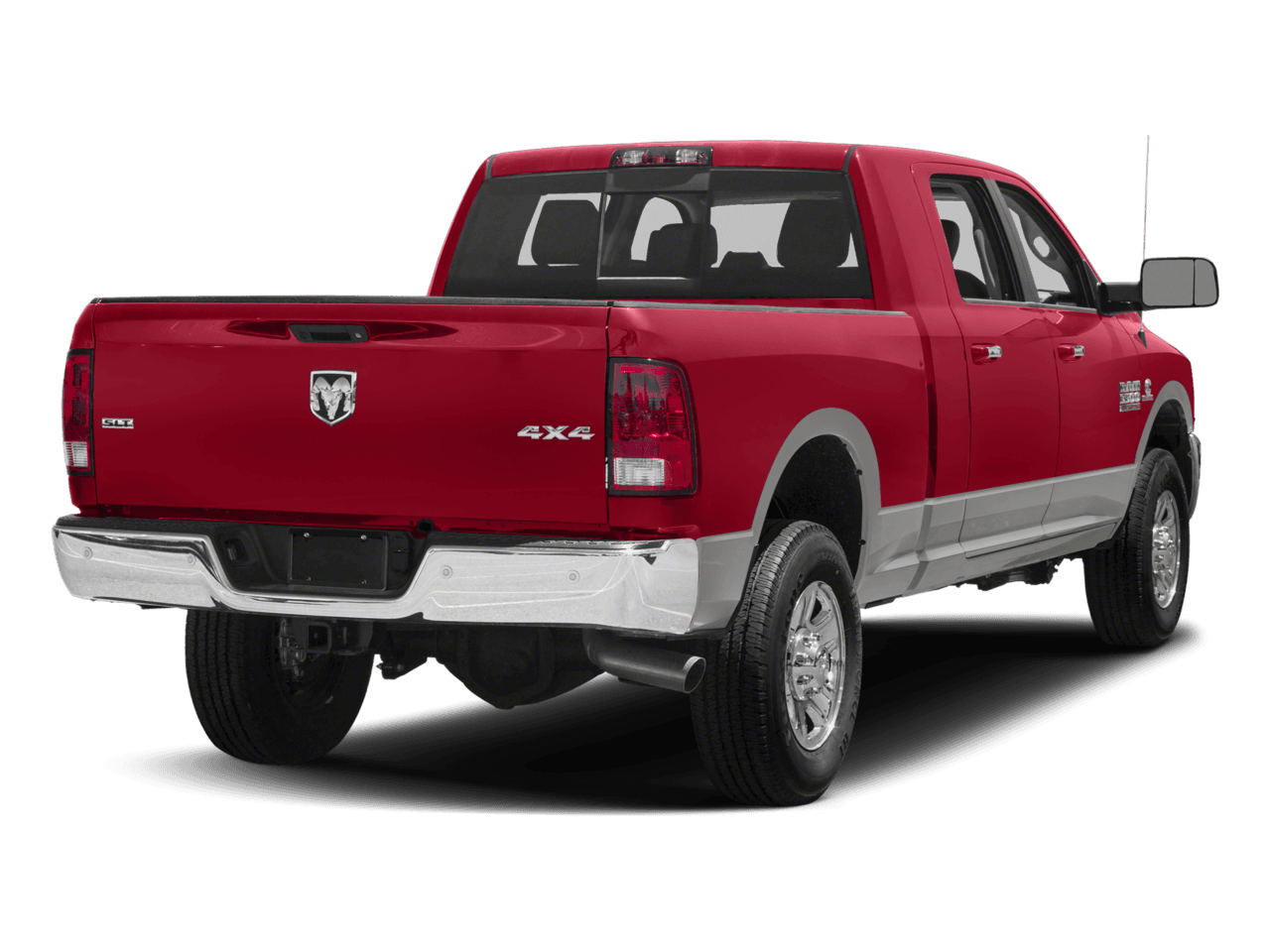 2018 Ram 3500 Big Horn - Rear 3/4, facing to the right