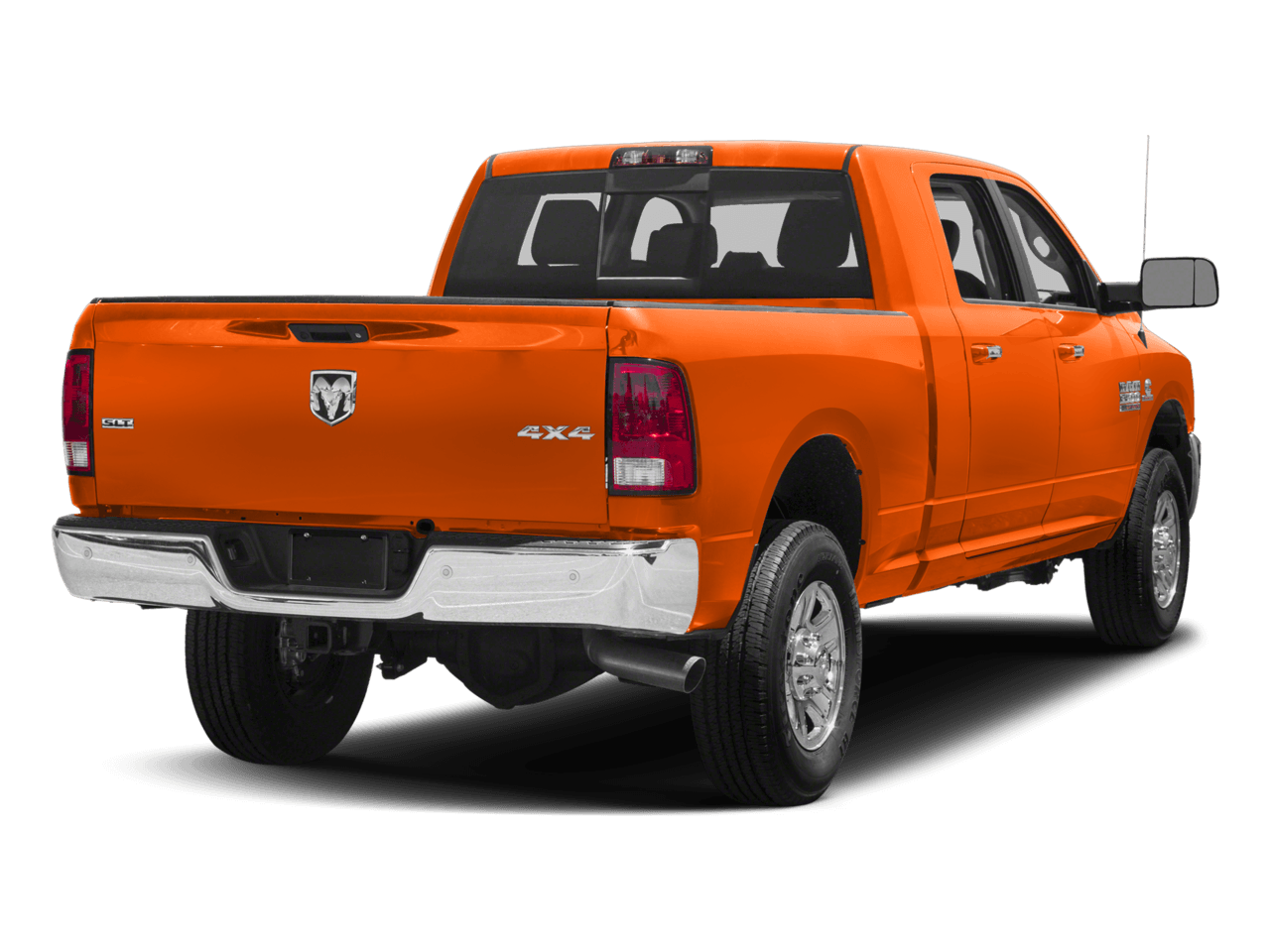 2018 Ram 3500 Big Horn - Rear 3/4, facing to the right