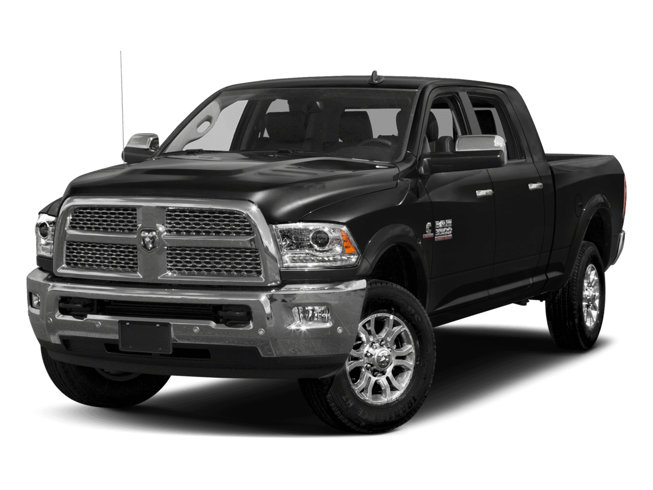 2018 Ram 3500 Laramie Longhorn - Front 3/4, facing to the left