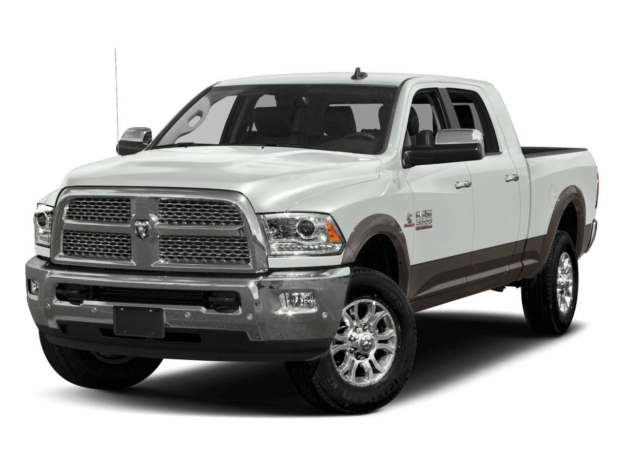 2018 Ram 3500 Laramie Longhorn - Front 3/4, facing to the left