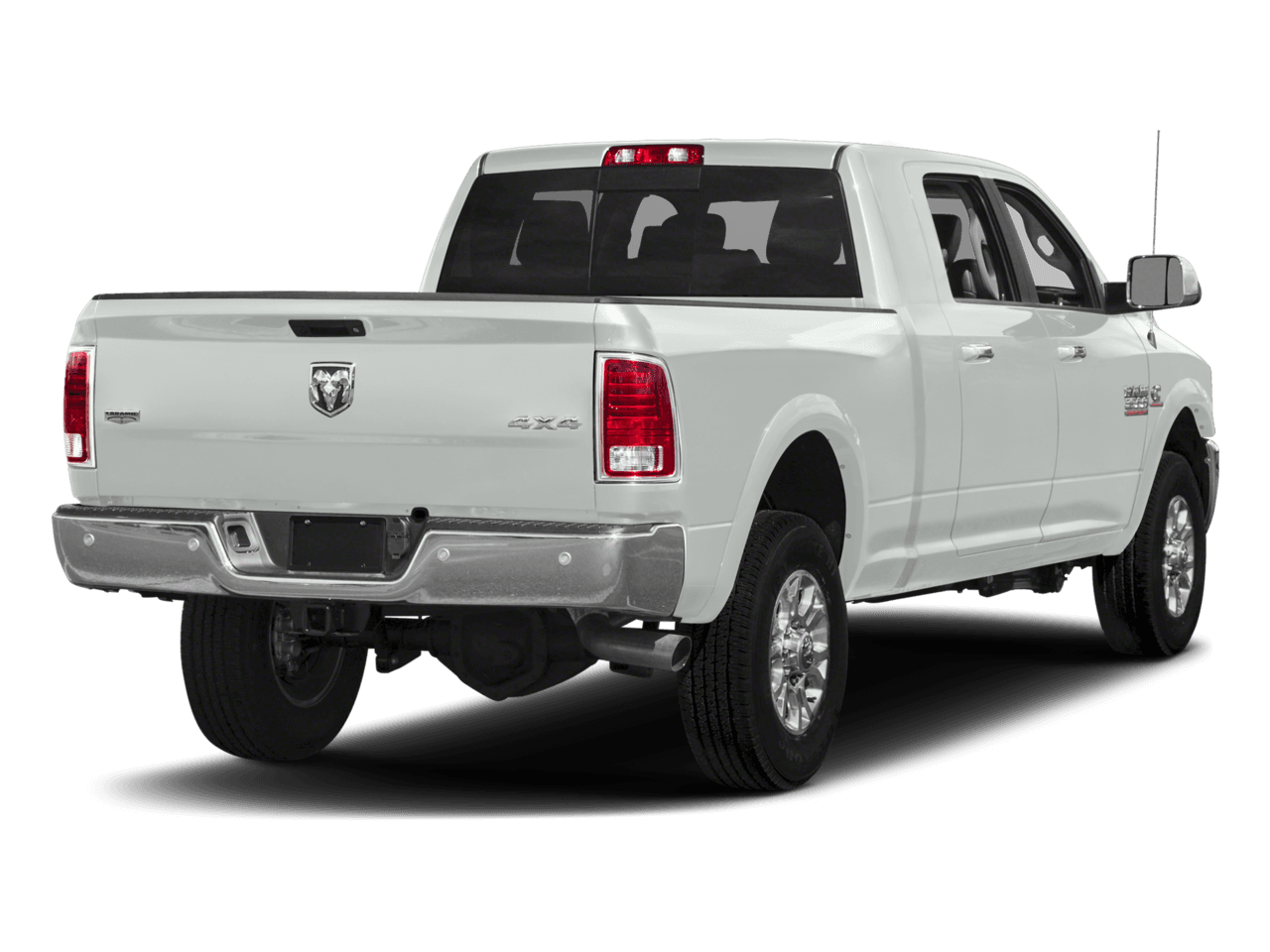 2018 Ram 3500 Laramie Longhorn - Rear 3/4, facing to the right