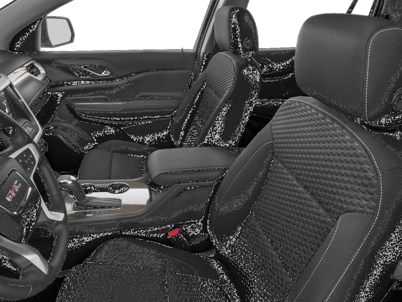 2018 GMC Acadia SL - Interior Driver's Side with Door Open, Front Seat Feature