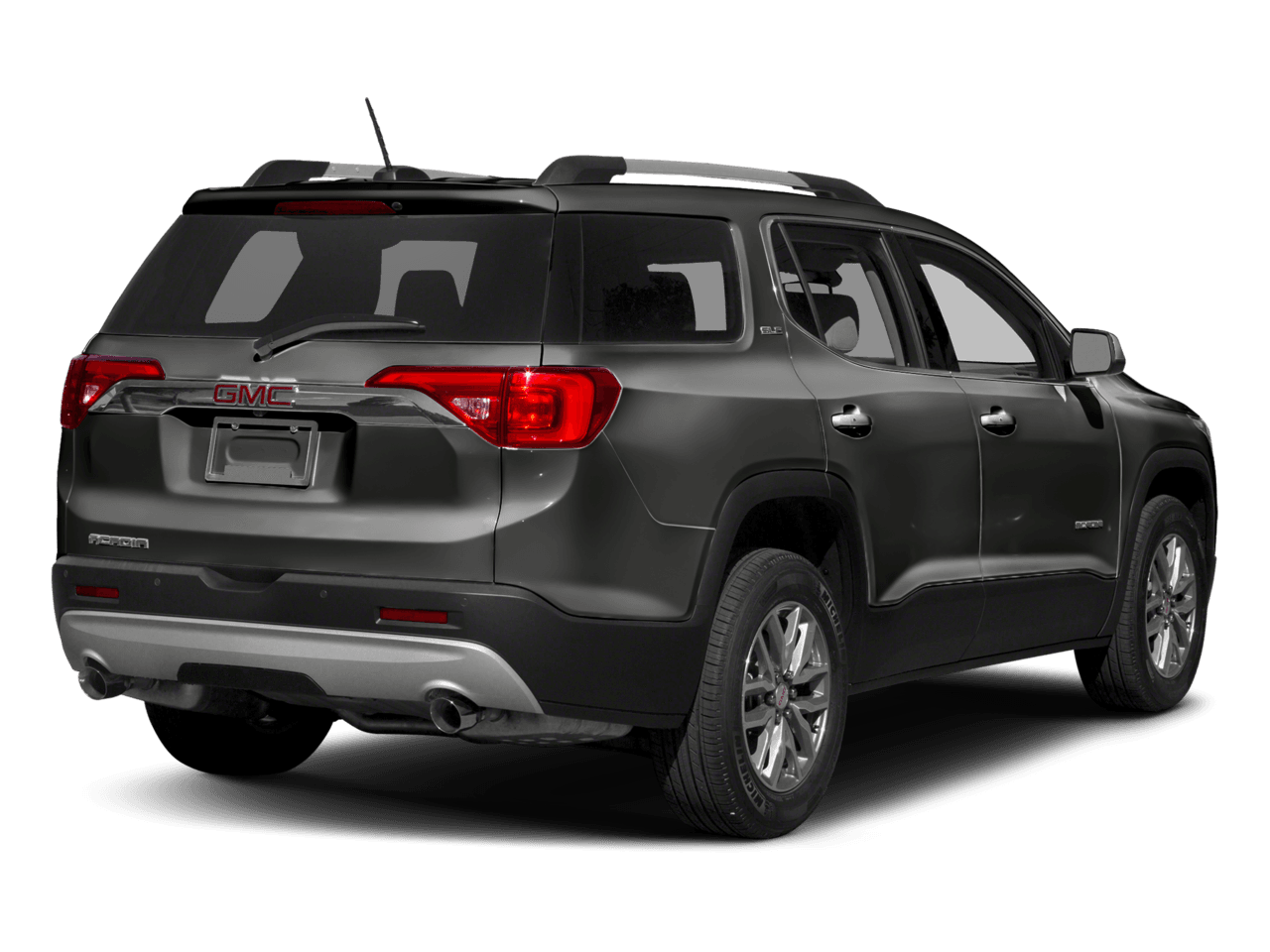 2018 GMC Acadia SLT - Rear 3/4, facing to the right