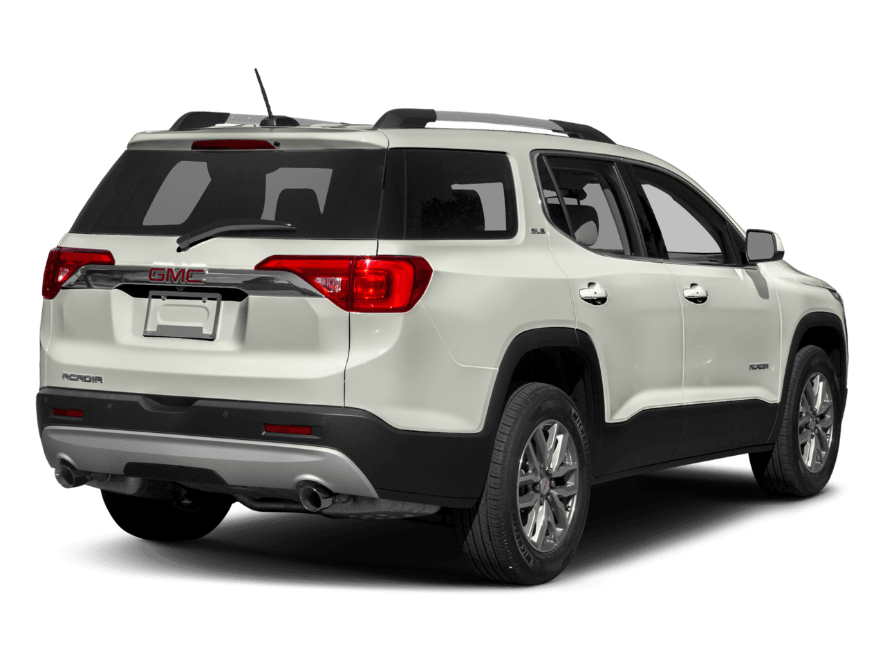 2018 GMC Acadia SLT - Rear 3/4, facing to the right