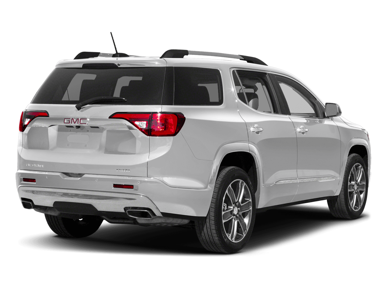 2018 GMC Acadia Denali - Rear 3/4, facing to the right