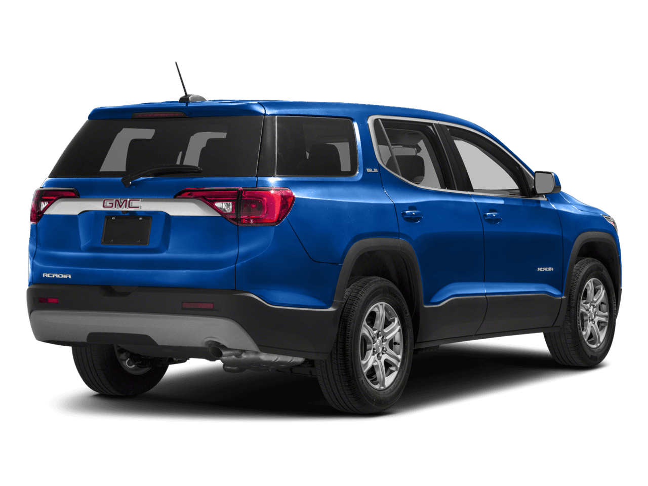 2018 GMC Acadia SLE - Rear 3/4, facing to the right