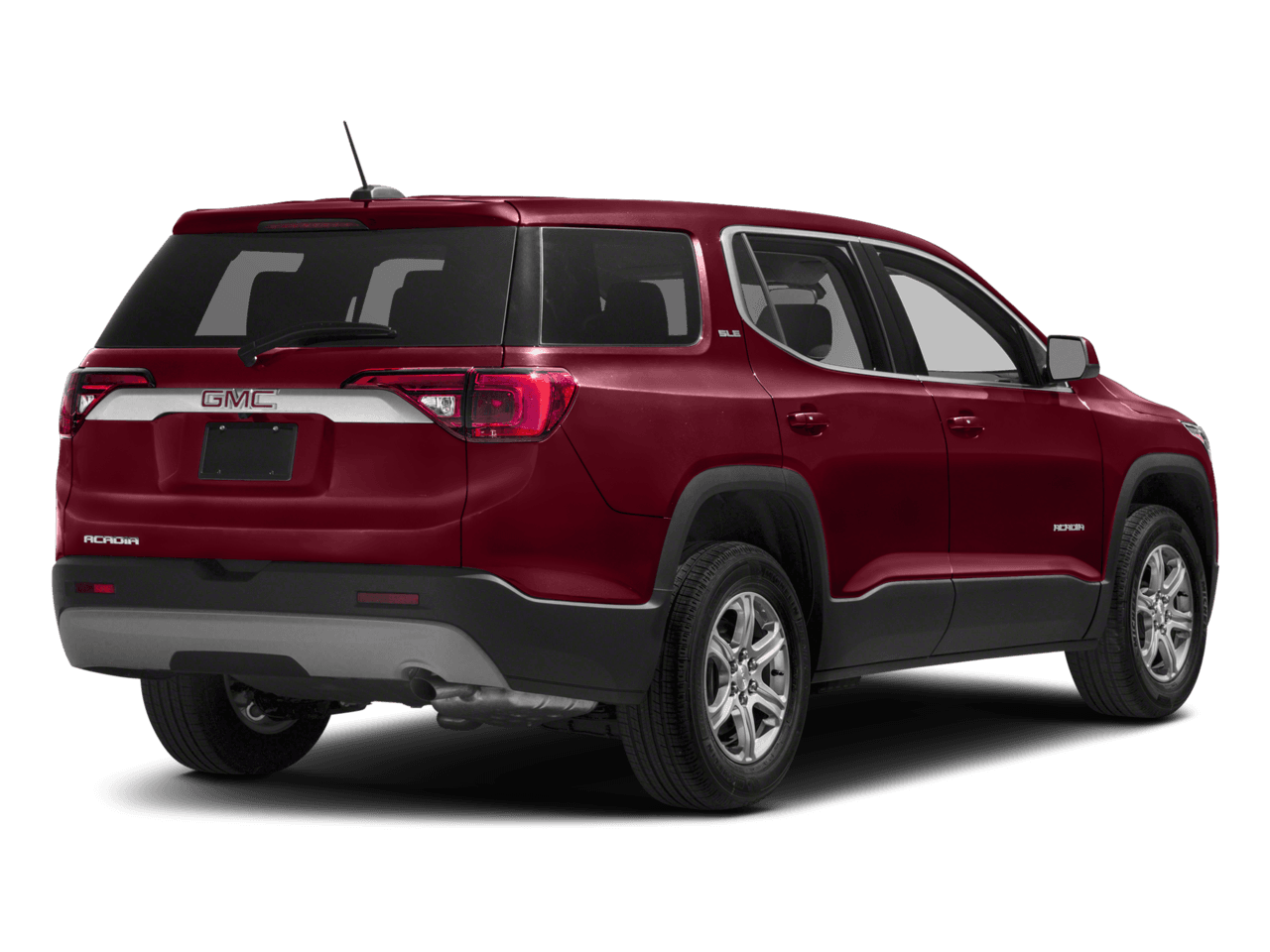 2018 GMC Acadia SLE - Rear 3/4, facing to the right