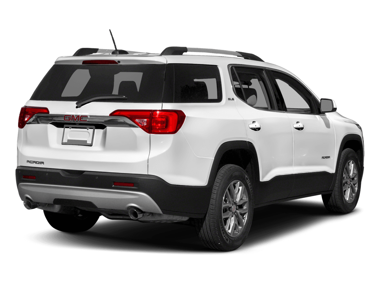 2018 GMC Acadia SLE - Rear 3/4, facing to the right