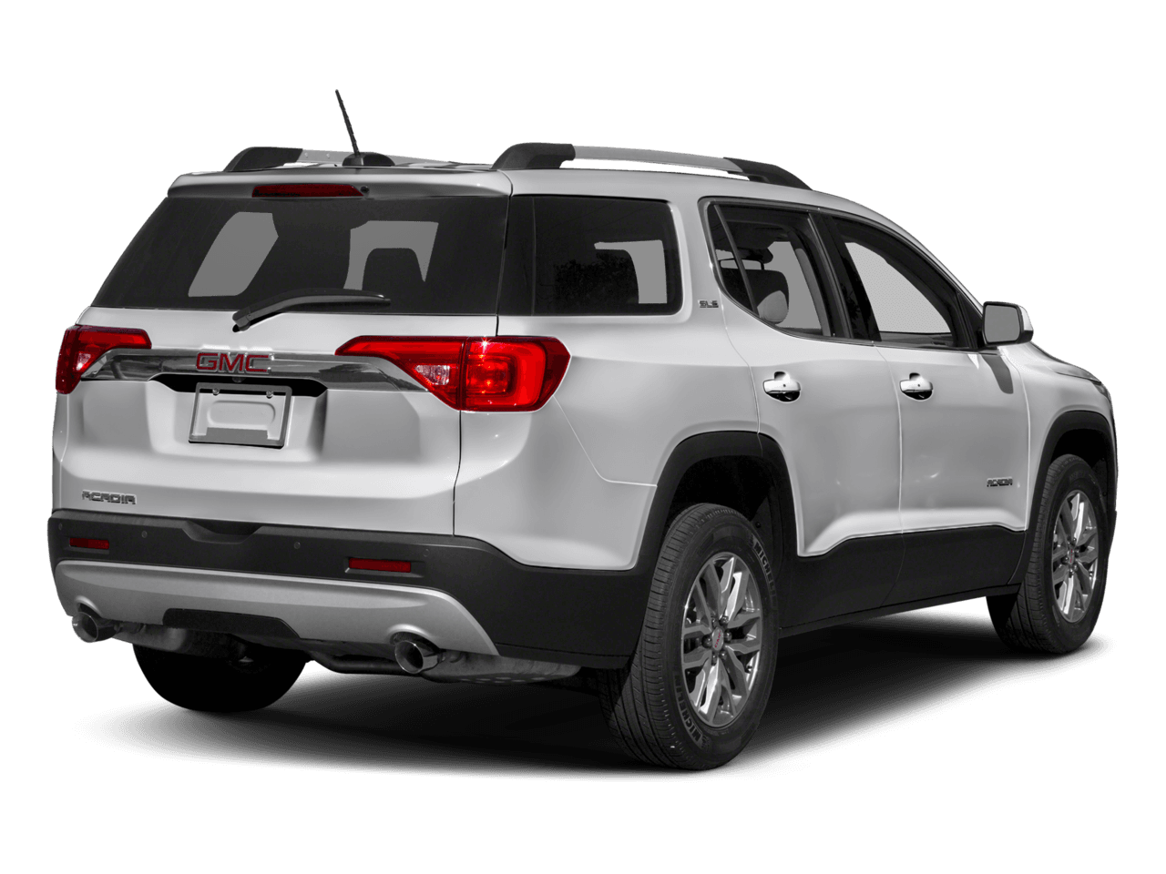 2018 GMC Acadia SLT - Rear 3/4, facing to the right