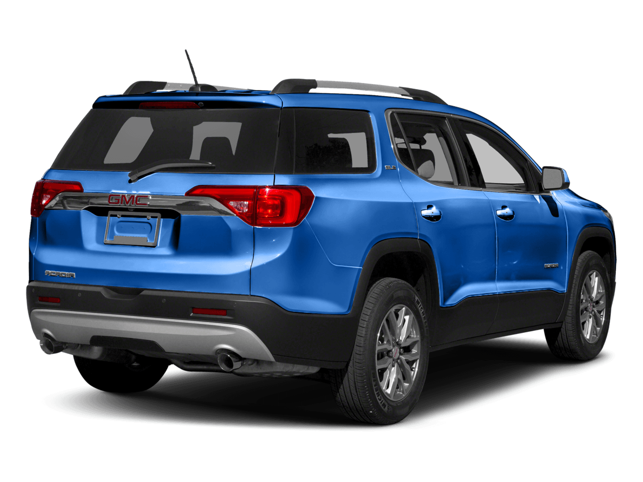 2018 GMC Acadia SLT - Rear 3/4, facing to the right