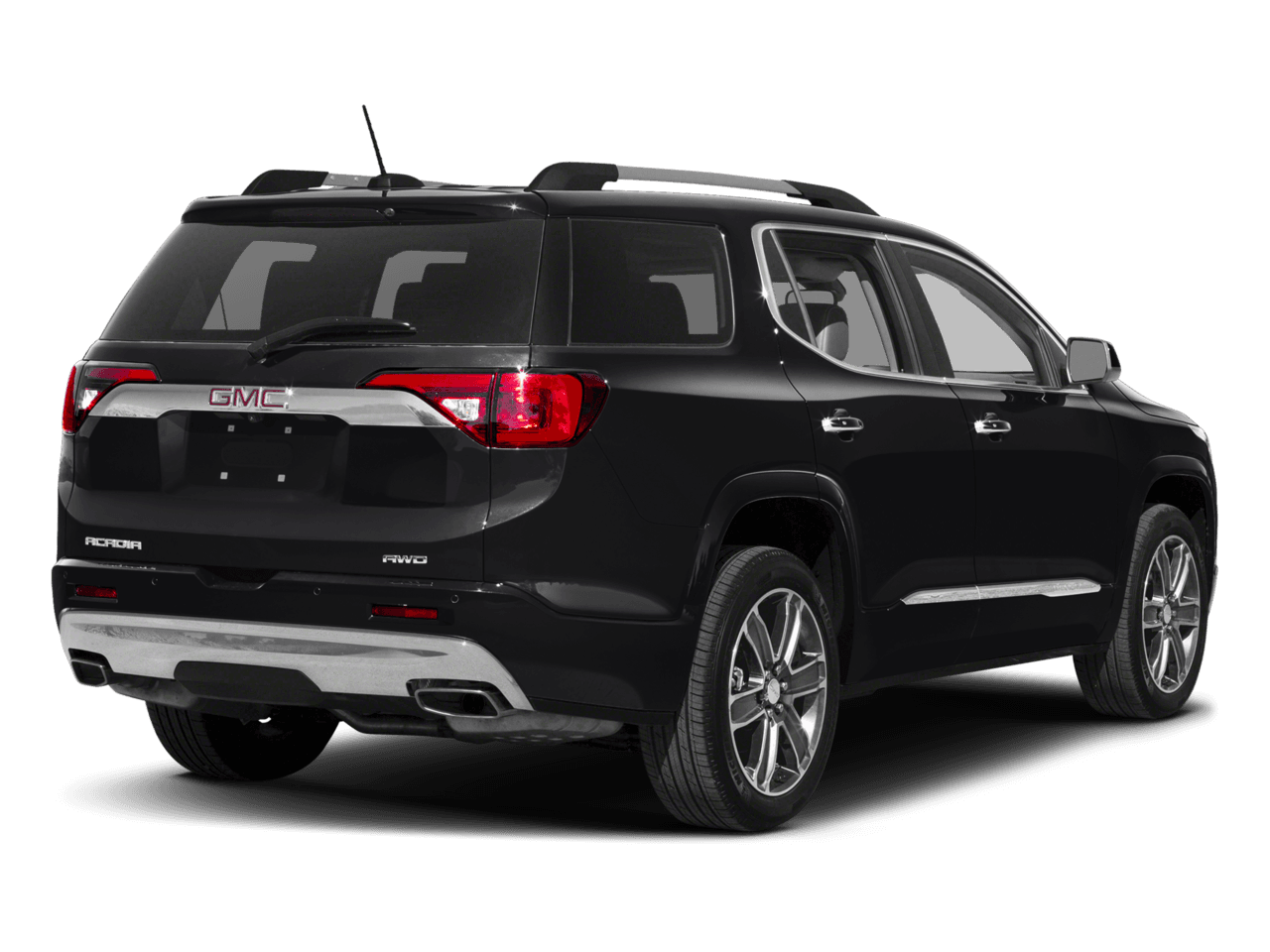 2018 GMC Acadia Denali - Rear 3/4, facing to the right