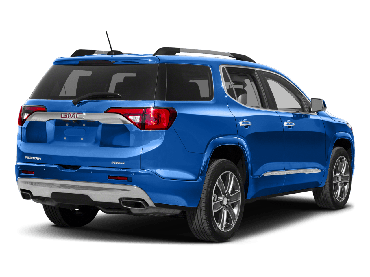 2018 GMC Acadia Denali - Rear 3/4, facing to the right