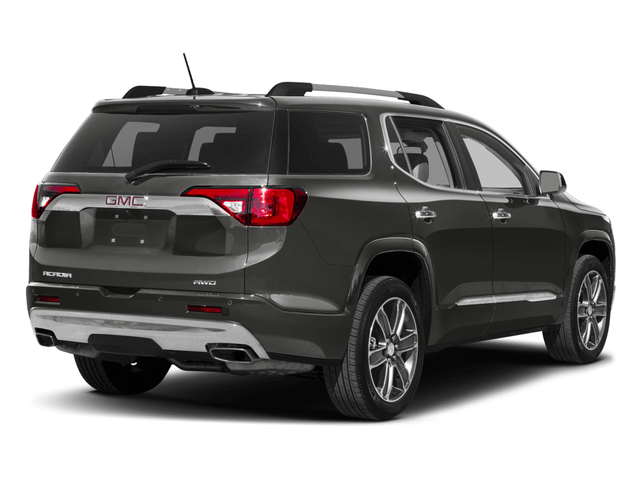 2018 GMC Acadia Denali - Rear 3/4, facing to the right