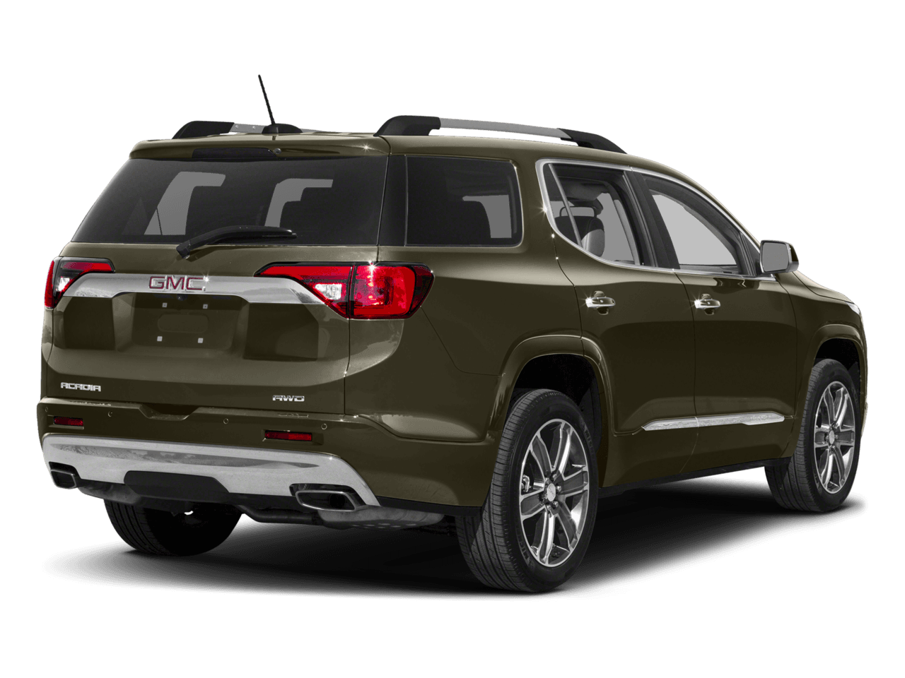 2018 GMC Acadia Denali - Rear 3/4, facing to the right