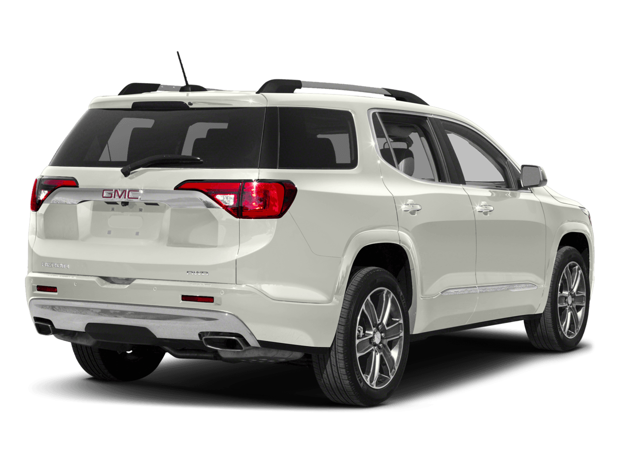 2018 GMC Acadia Denali - Rear 3/4, facing to the right