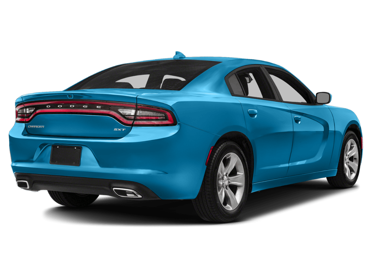 2018 Dodge Charger SXT - Rear 3/4, facing to the right