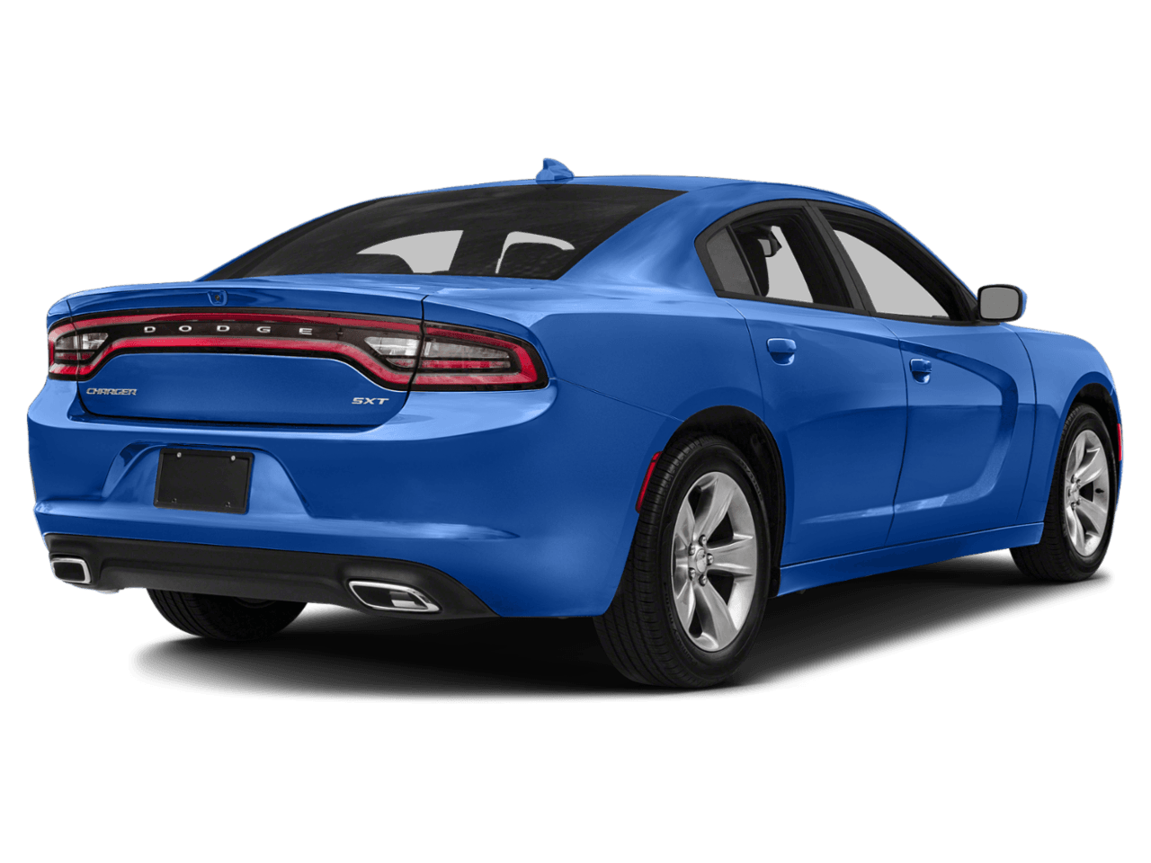 2018 Dodge Charger SXT - Rear 3/4, facing to the right