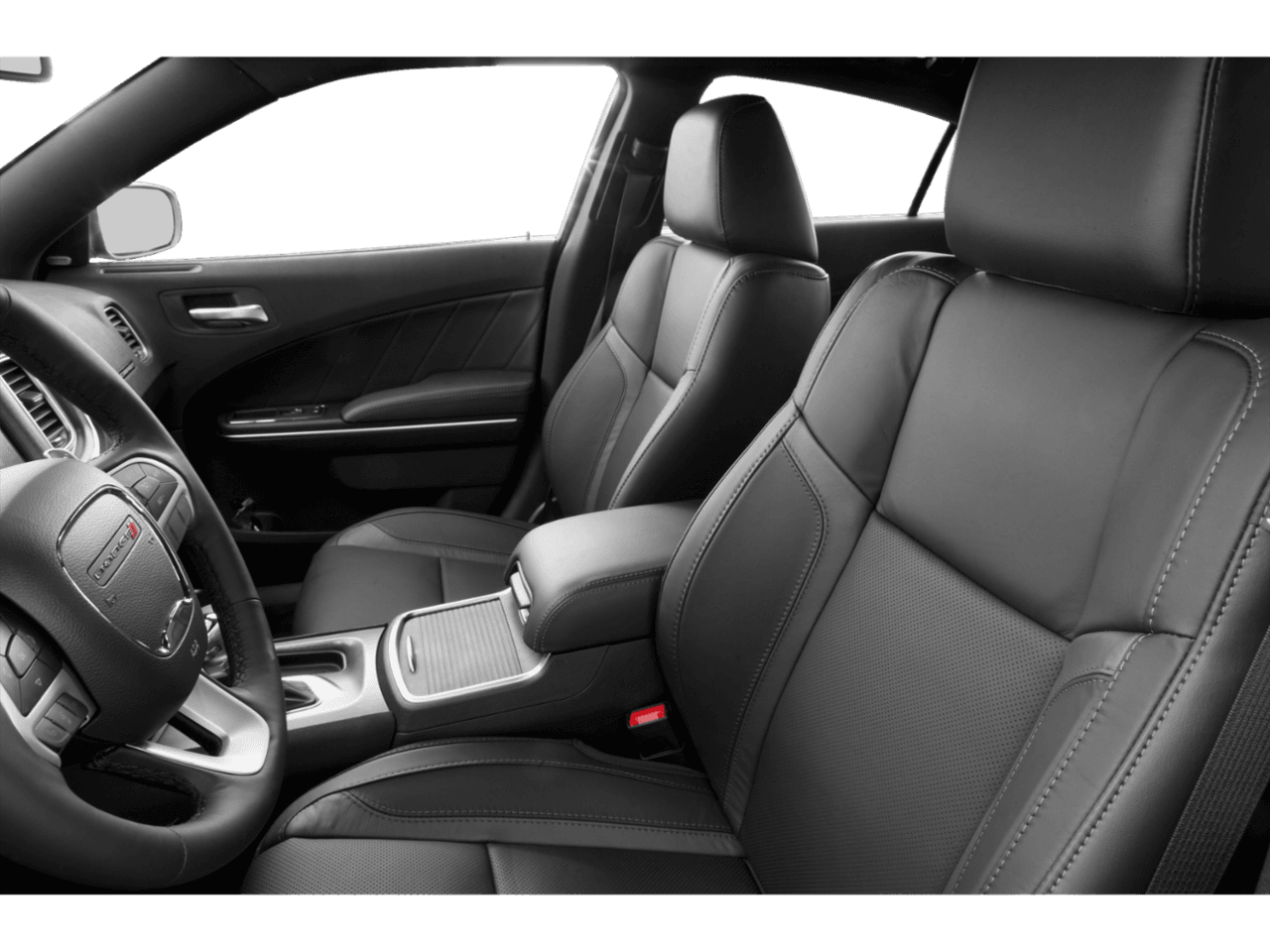 2018 Dodge Charger R/T - Interior Driver's Side with Door Open, Front Seat Feature