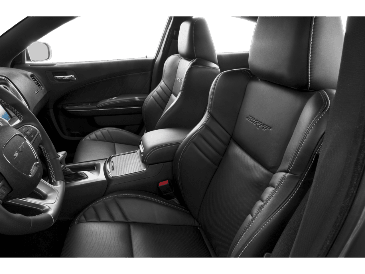 2018 Dodge Charger SRT Hellcat - Interior Driver's Side with Door Open, Front Seat Feature