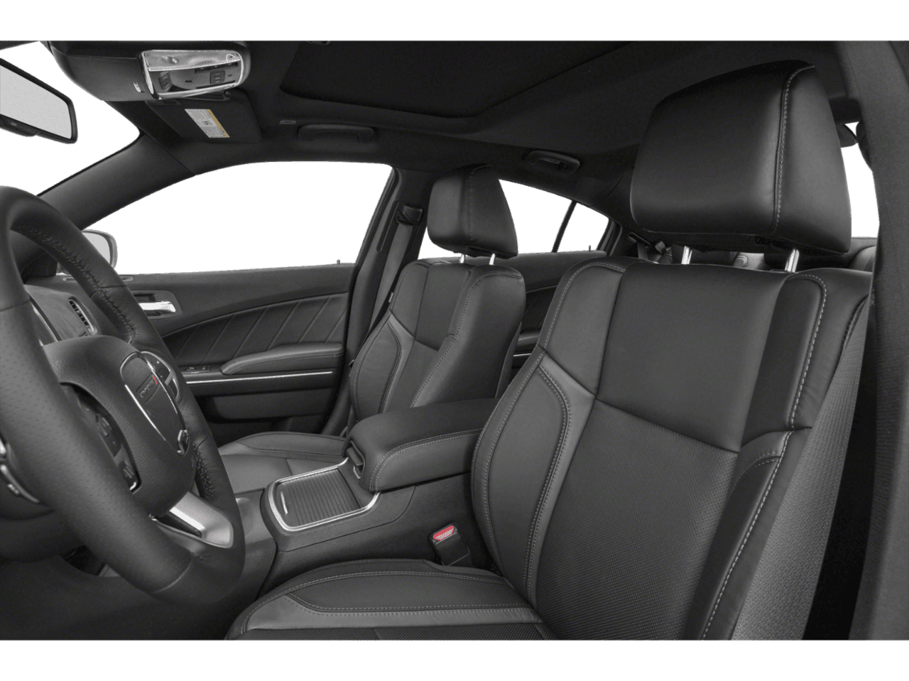 2018 Dodge Charger GT - Interior Driver's Side with Door Open, Front Seat Feature