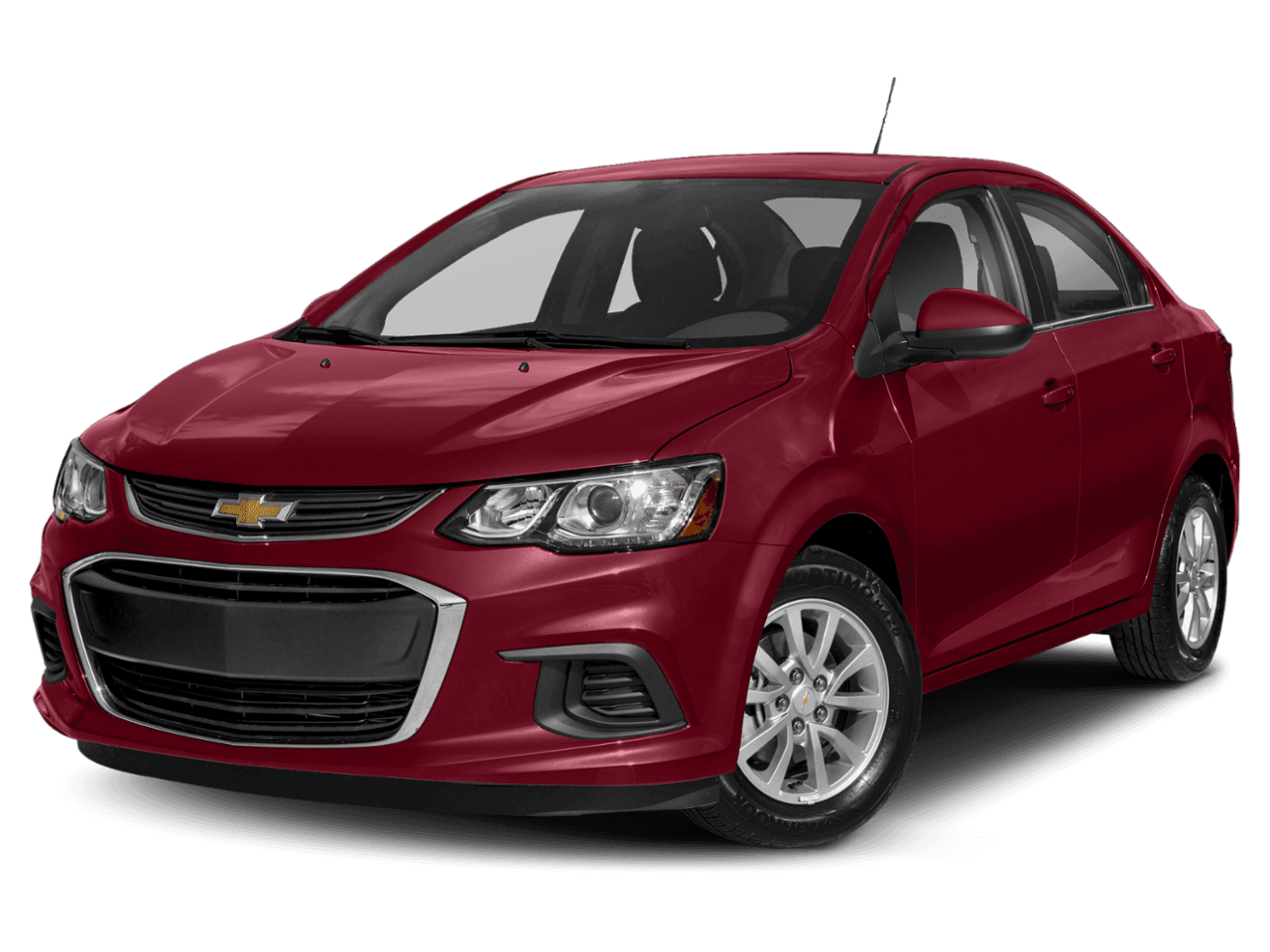2018 Chevrolet Sonic LT - Front 3/4, facing to the left