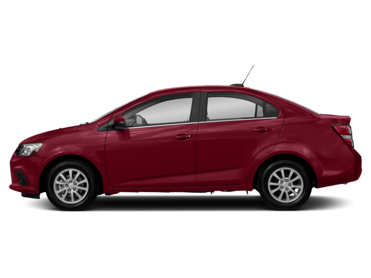 2018 Chevrolet Sonic LT - Profile, facing to the left