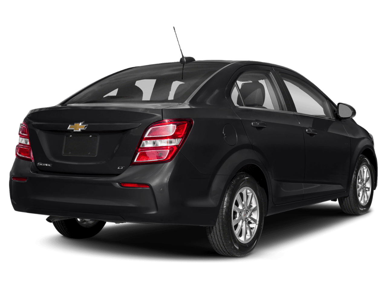 2018 Chevrolet Sonic LT - Rear 3/4, facing to the right